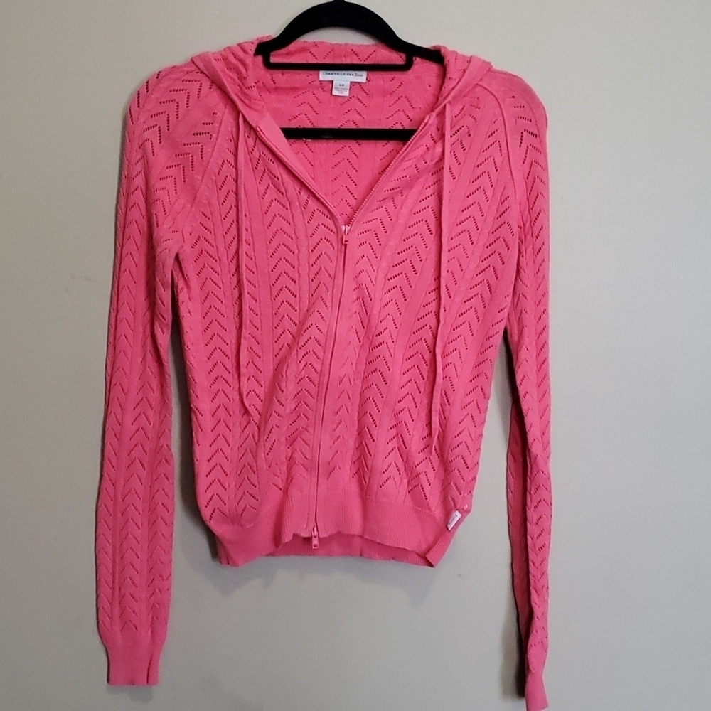 Tommy Hilfiger hooded sweater size small